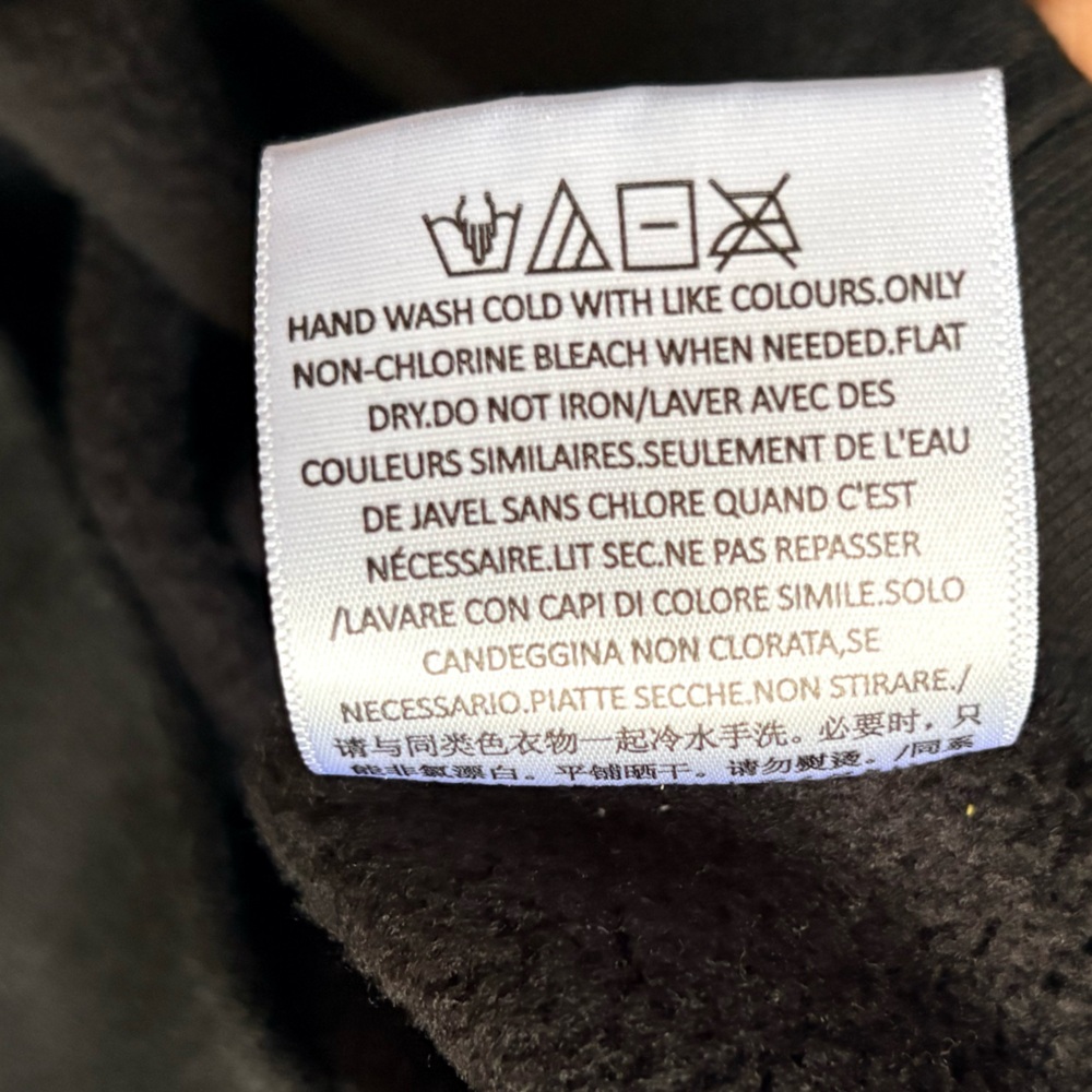 Fear of God Essentials | Classic Fleece Streetwear Hoodie Unisex M, "Jet Black" - Picture 10 of 10